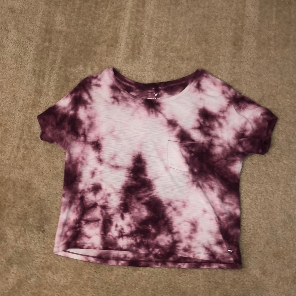 American eagle Purple tie-dye soft t-shirt